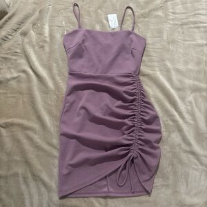 Windsor Lavender Ruched Dress